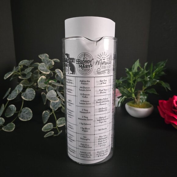 Houdini Good Measure Cocktail Recipe Pitcher Pre-Owned Holiday Drink Measuring - Picture 4 of 4